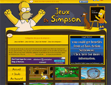 Tablet Screenshot of jeux-simpson.fr